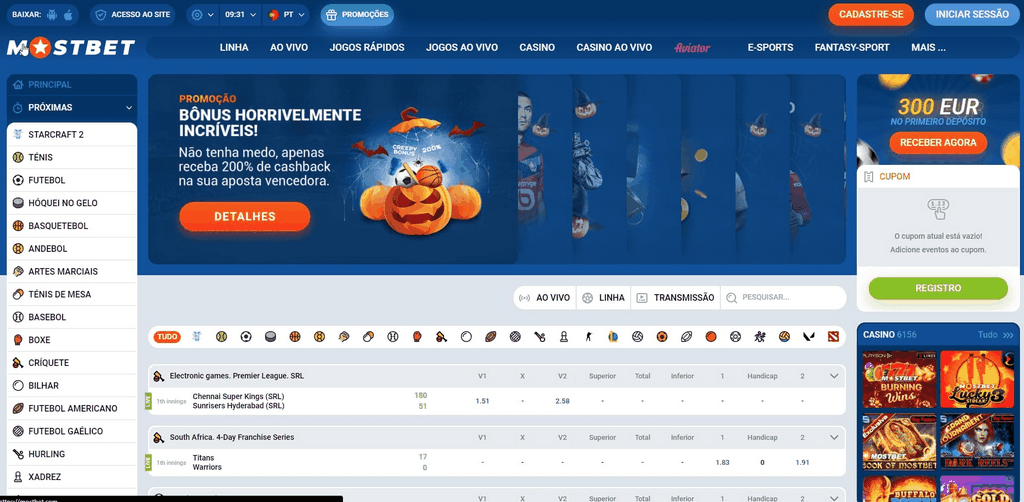 Mostbet Portugal: Ganhe um bônus de aproximadamente 1400 PLN na Mostbet PT hoje mesmo!